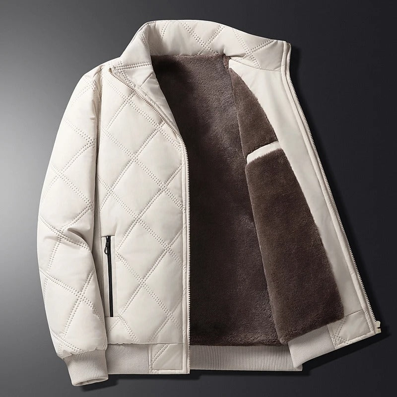Boreas | Men's Fleece-Lined Quilted Winter Jacket