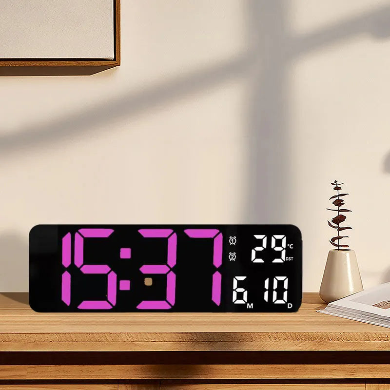 Upgraded Digital Wall Clock Large Display