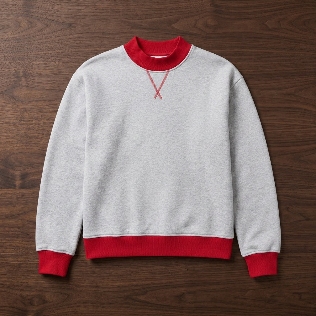 Amabella | Relaxed Cotton Blend Sweatshirt