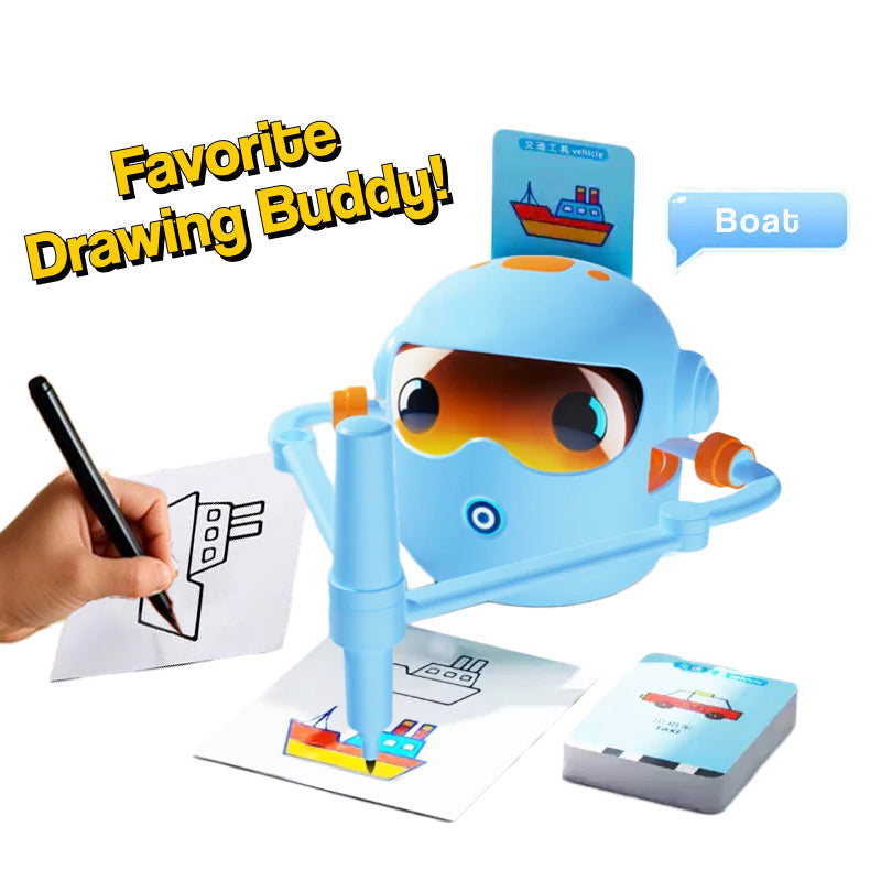 AI Drawing Robot for Kids | Step-by-Step Guidance, Mess-Free & Perfect for Ages 3+