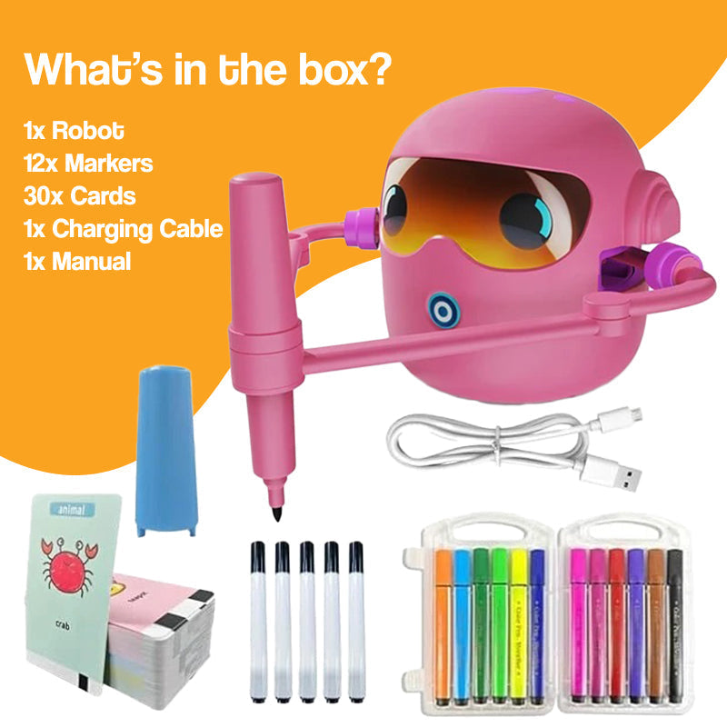 AI Drawing Robot for Kids | Step-by-Step Guidance, Mess-Free & Perfect for Ages 3+