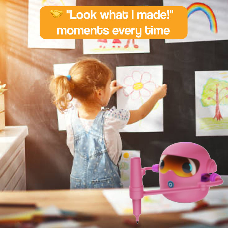 AI Drawing Robot for Kids | Step-by-Step Guidance, Mess-Free & Perfect for Ages 3+