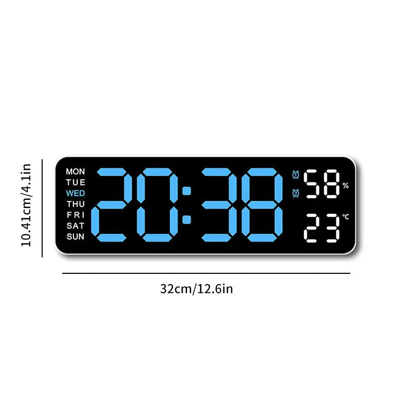 Upgraded Digital Wall Clock Large Display