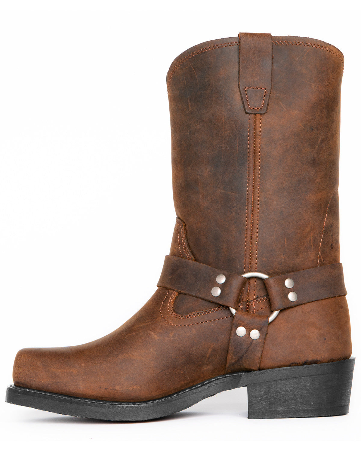 Men's Black Harness Boot - 11 Inch Tall
