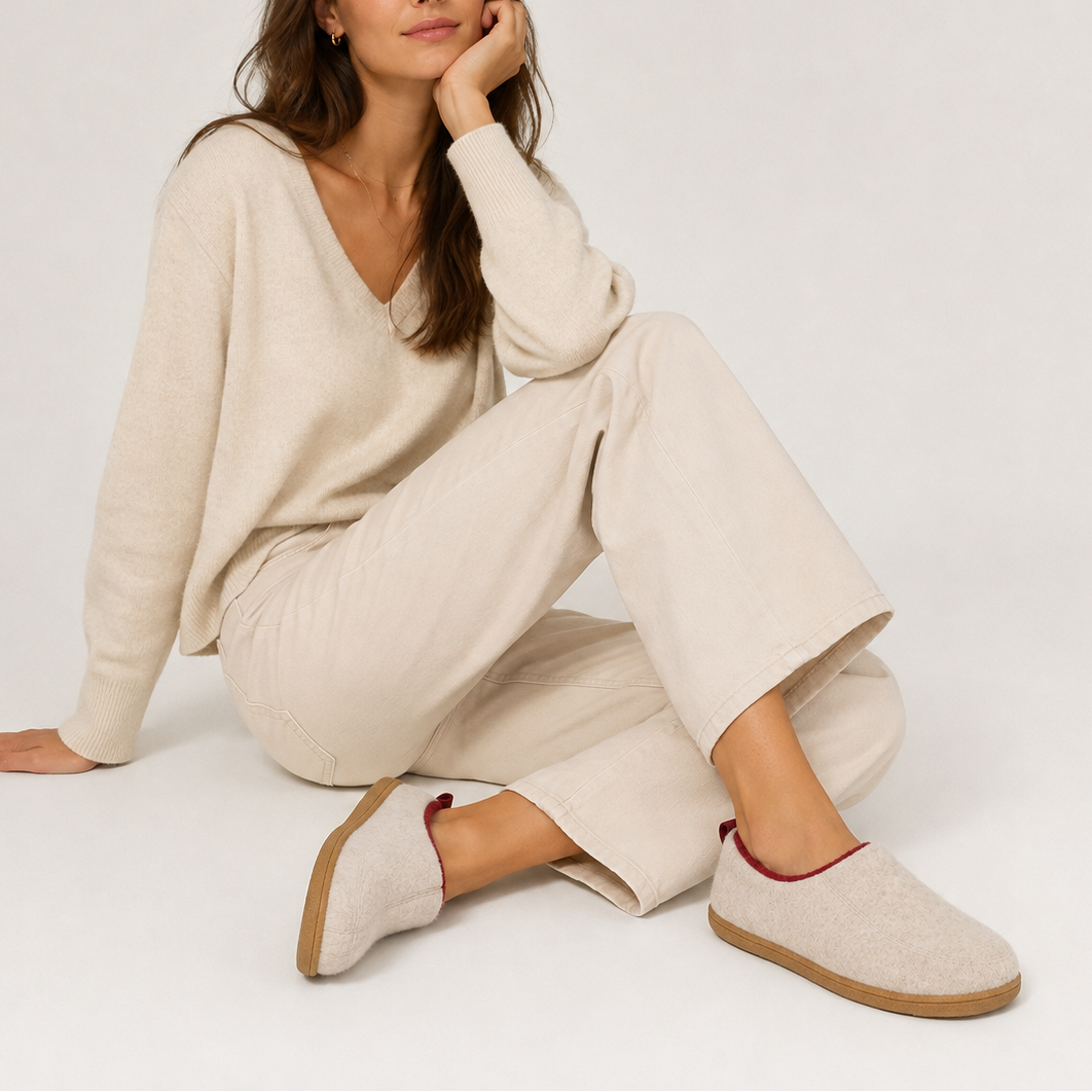 Ridley | Unisex Supportive Fleece Slippers