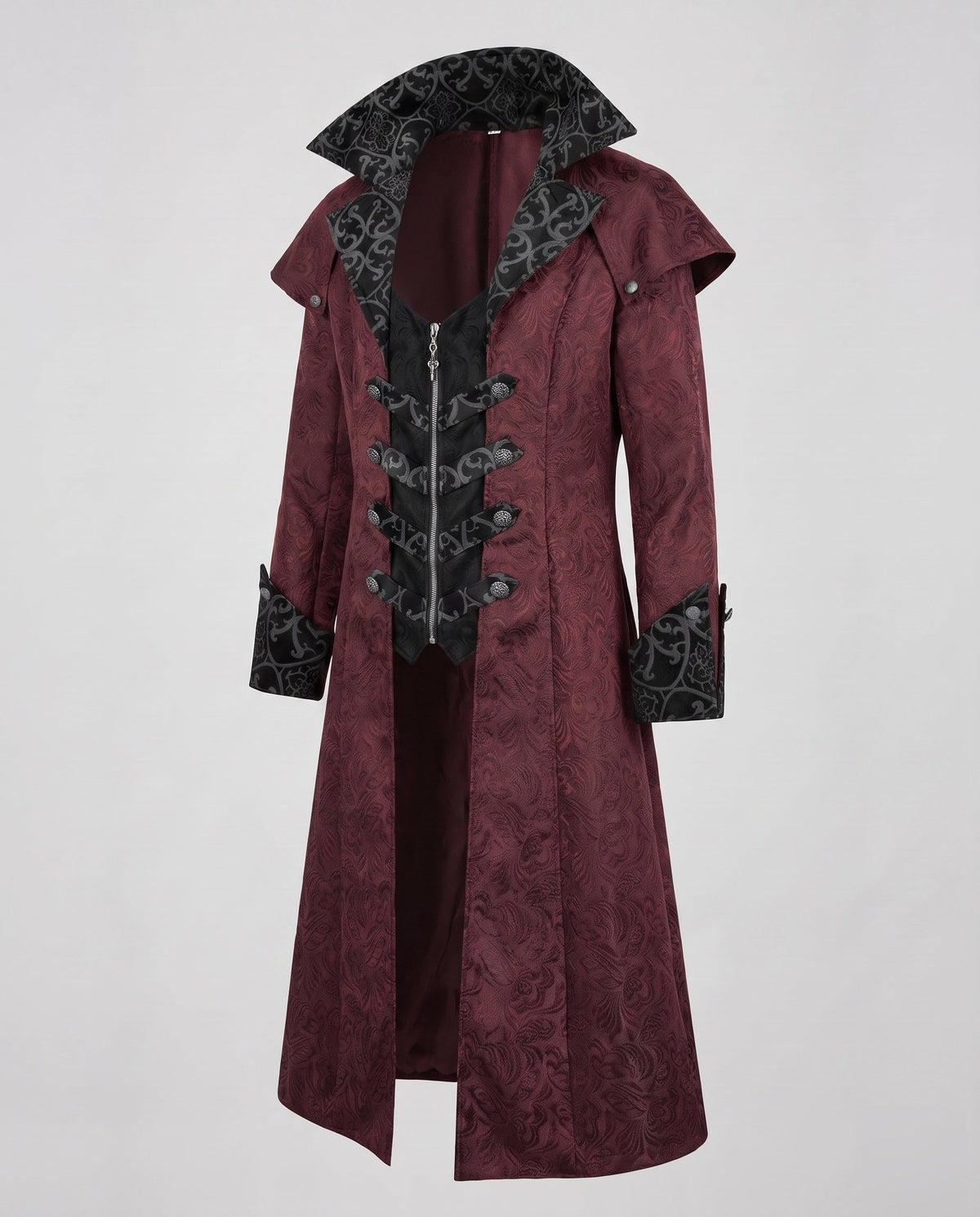 Ravenwood | Gothic High Collar Coat