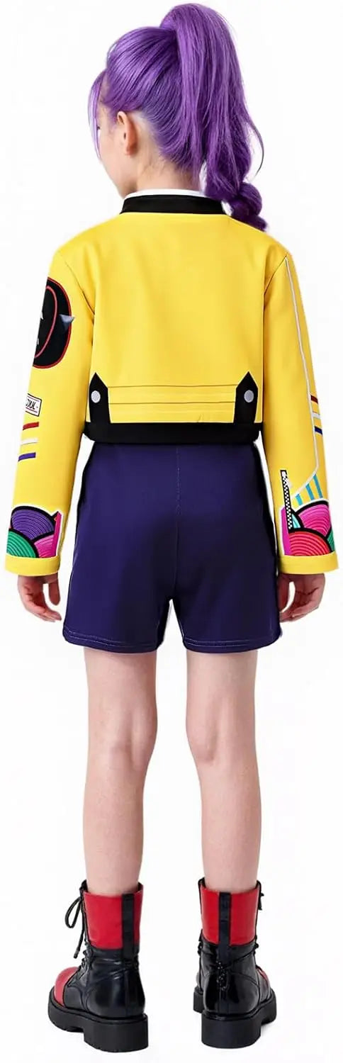 Kpop Rumi Zoey Mira Party Girls Demon Costume Hunters Cosplay Outfit Jacket