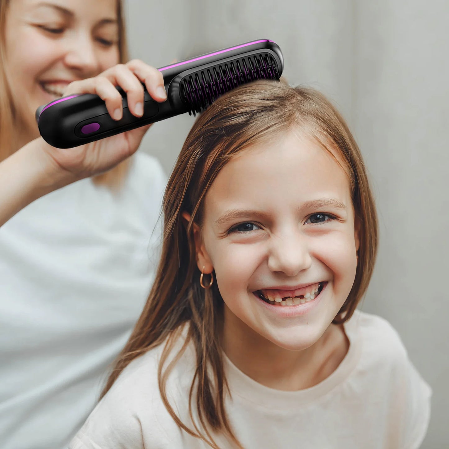 Portable Straightener Brush - GoBrush PRO