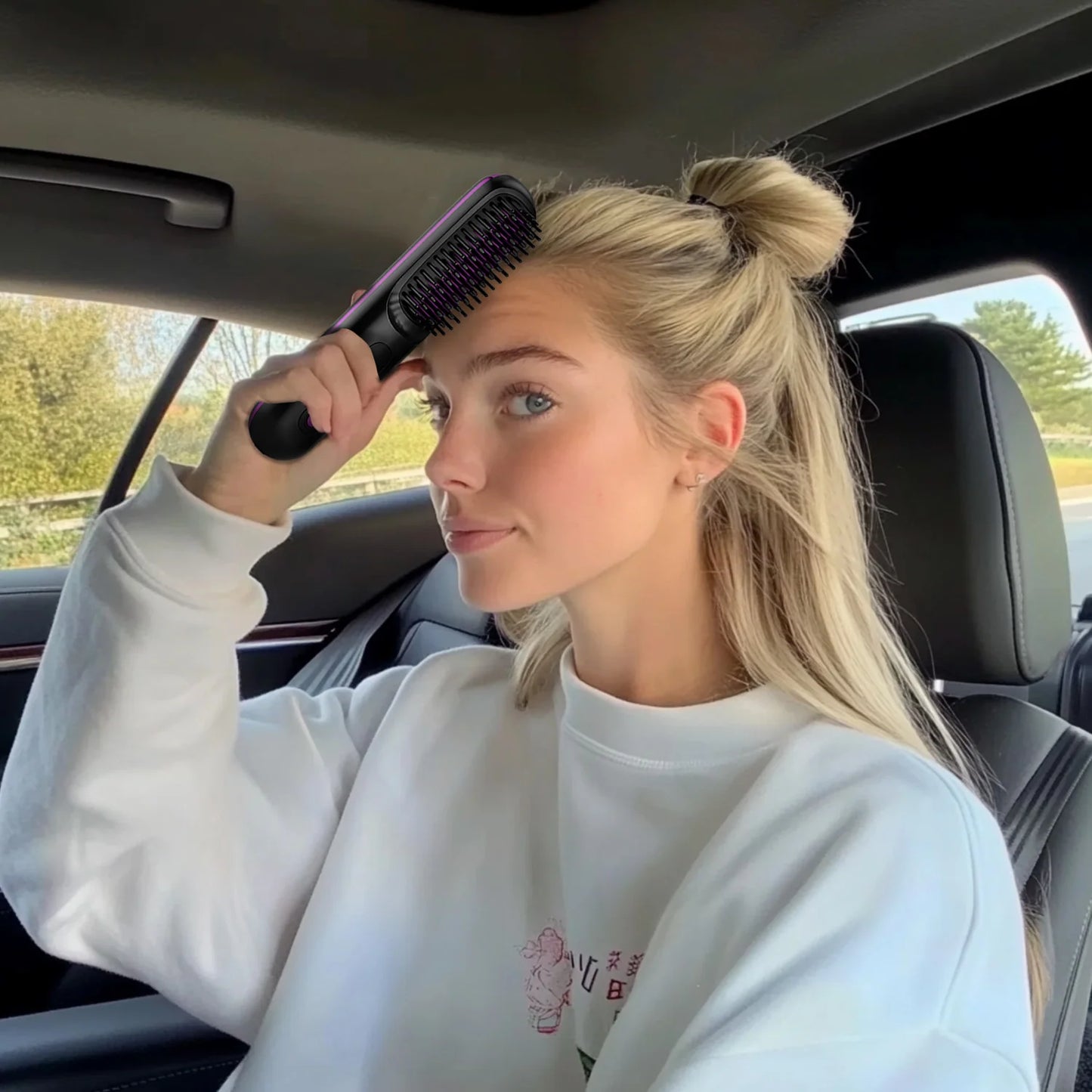 Portable Straightener Brush - GoBrush PRO