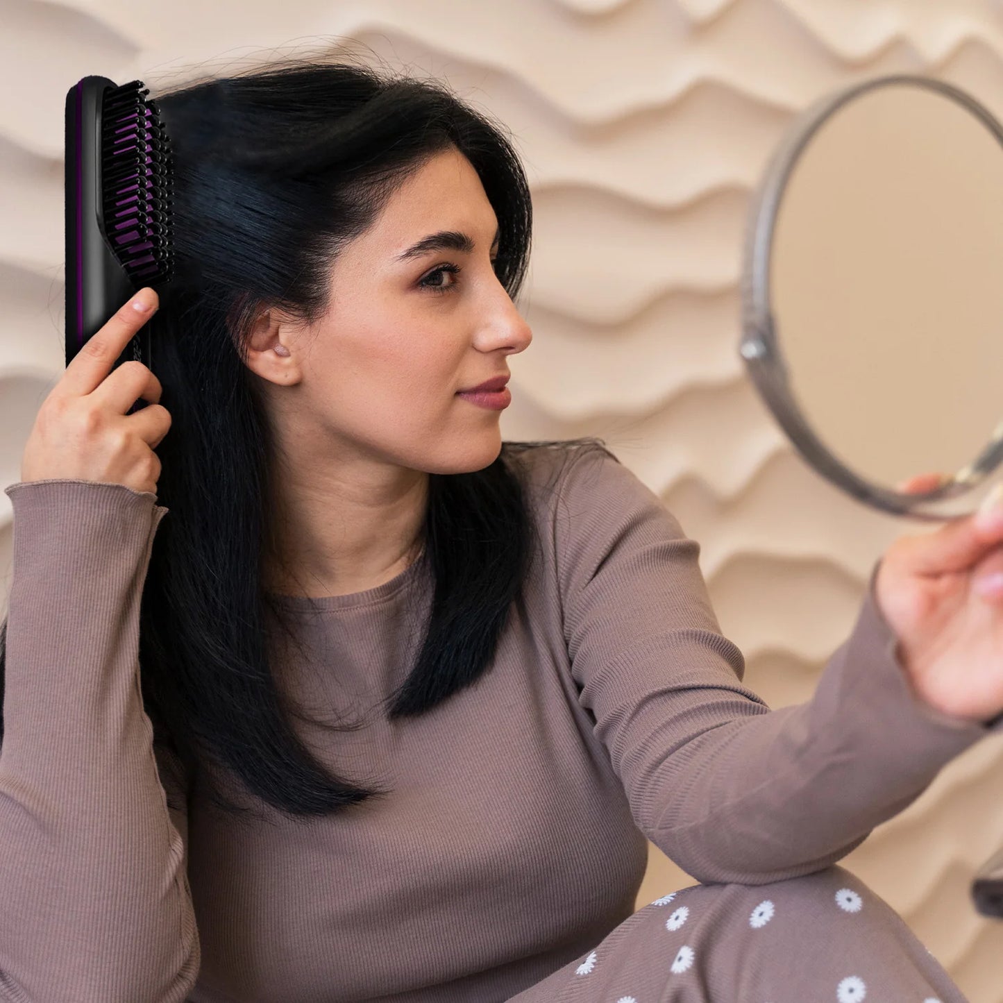 Portable Straightener Brush - GoBrush PRO