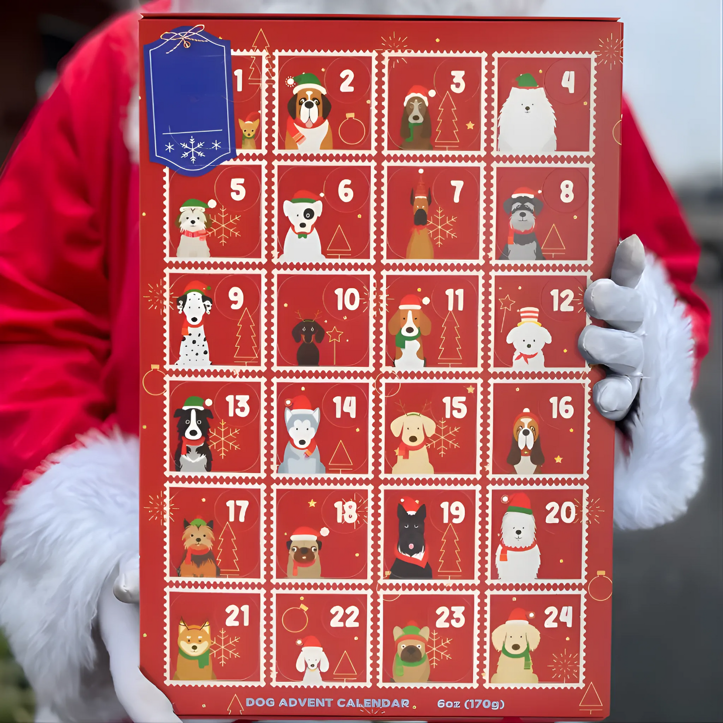 Holiday Dog Treat Advent Calendar