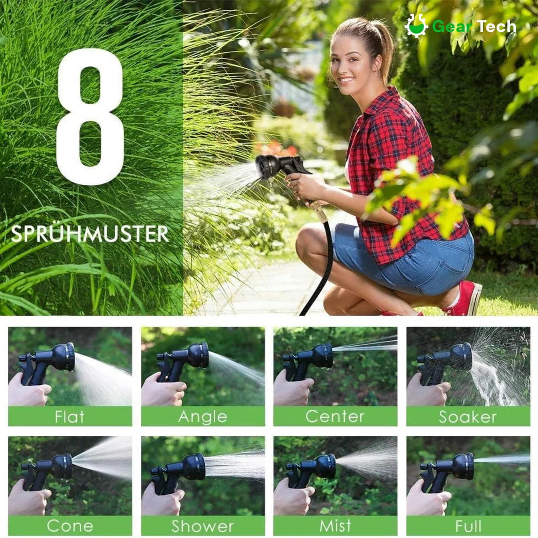 30m Expandable Garden Hose | Anti-Kink, Tangle-Free & Ultra Durable for Large Gardens and Outdoor Use