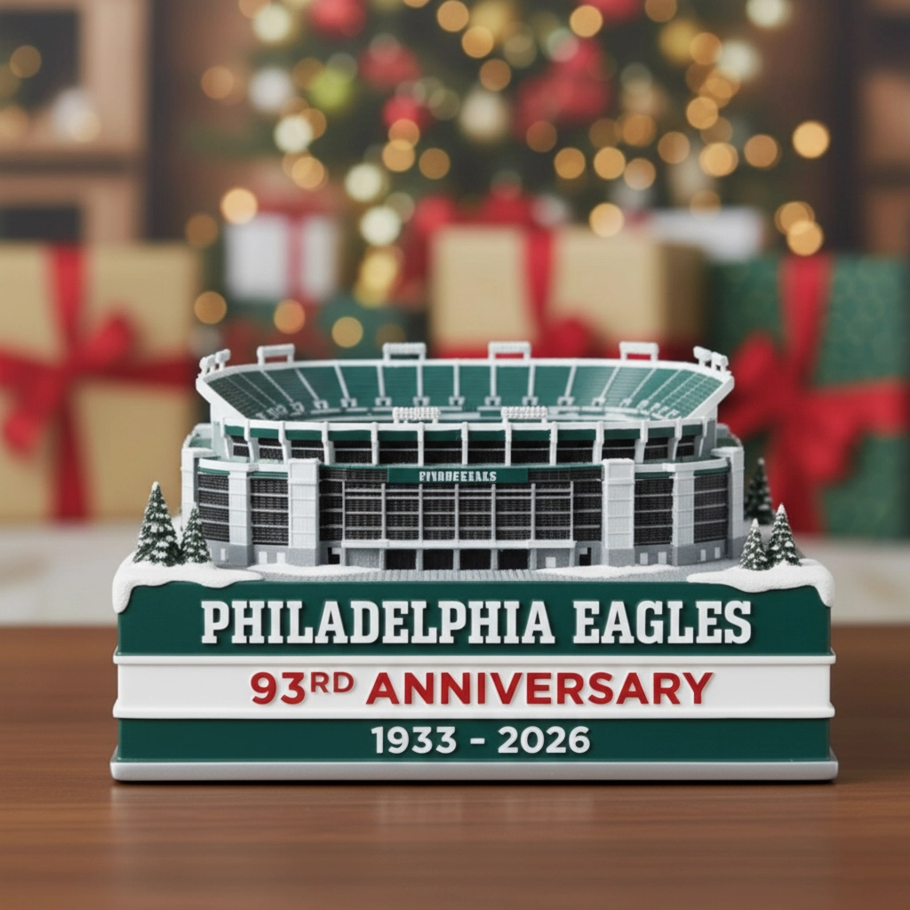 Philadelphia Eagles 93rd Anniversary Stadium Collectible (1933–2026)