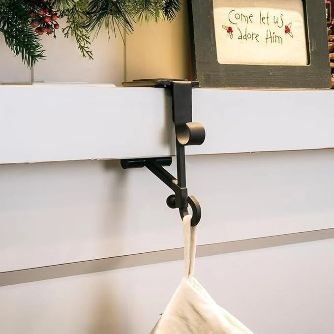 Heavy Duty 2-In-1 Garland And Stocking Hangers
