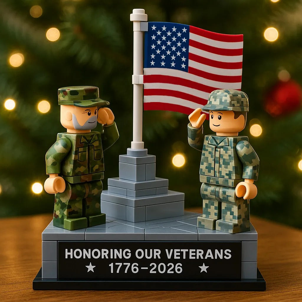 Veterans Commemorative Block Display
