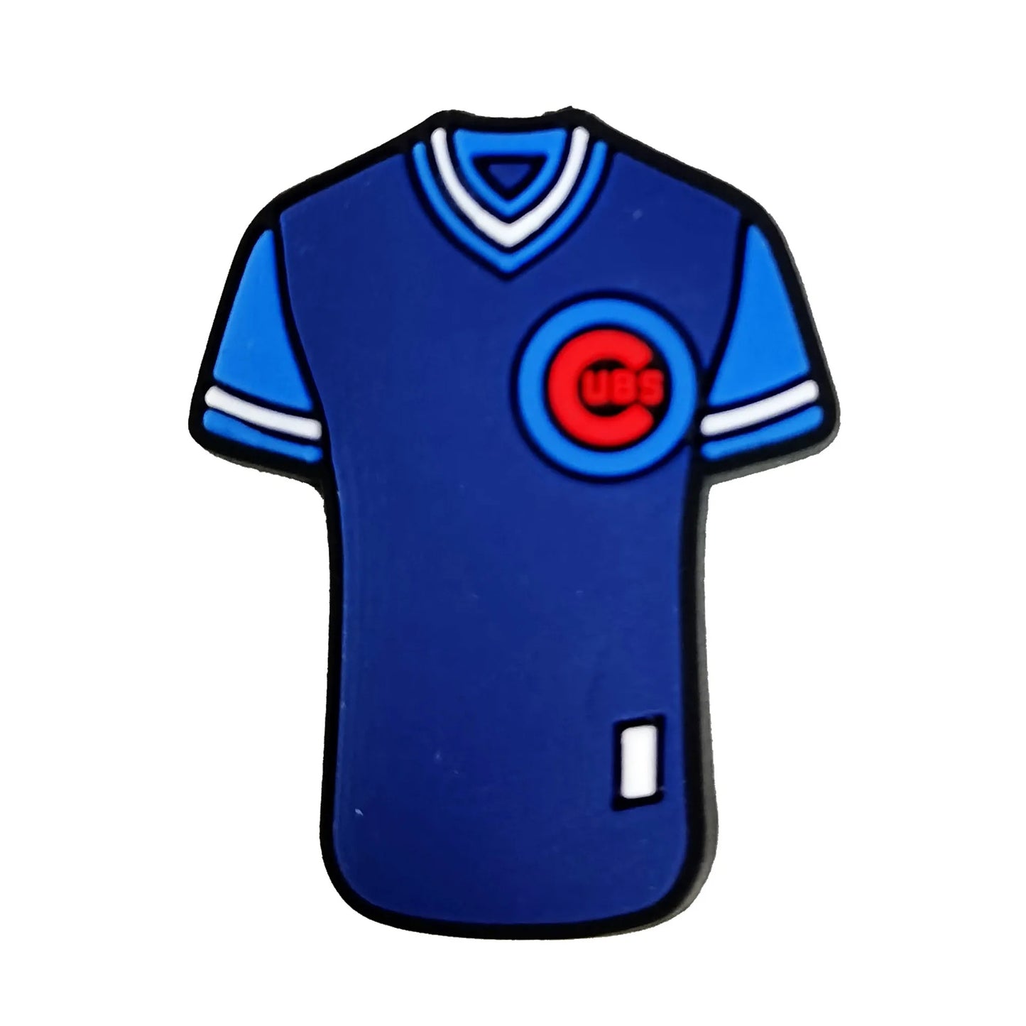 10 Pcs Chicago Cubs Baseball Themed Shoe Charms – Fun Accessories for Clogs and Shoes, Party Favour for Adults