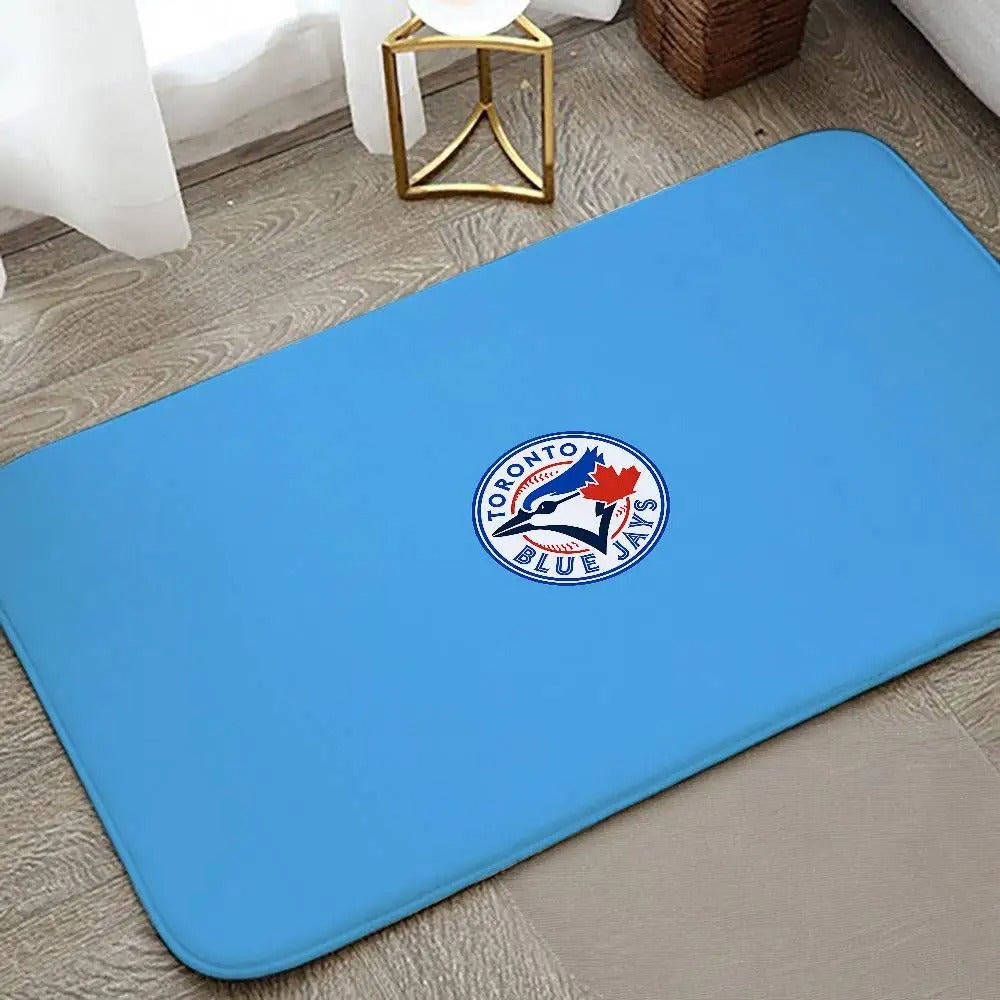 Toronto Blue Jays Floor Mat for Living Room and Bedroom Use – Indoor & Outdoor Area Rug