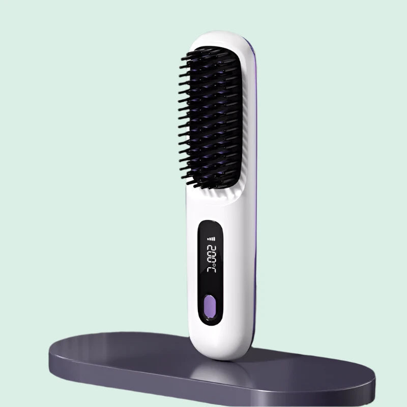 Portable Straightener Brush - GoBrush PRO