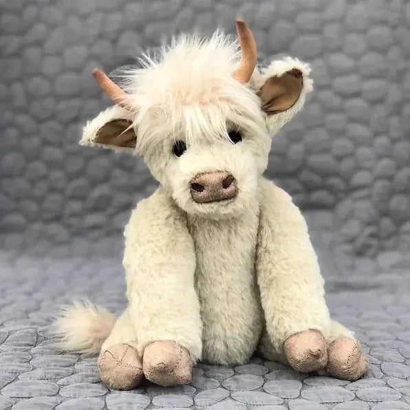 Highland Cow Wearing Flowers