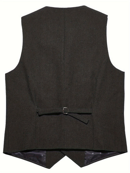 Arthur | Refined Herringbone Waistcoat