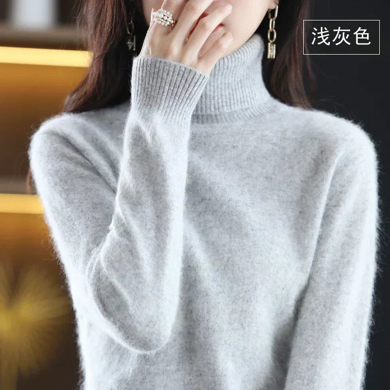 Corinne | Cashmere Turtleneck Sweater