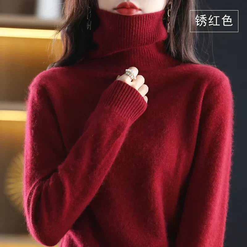 Corinne | Cashmere Turtleneck Sweater