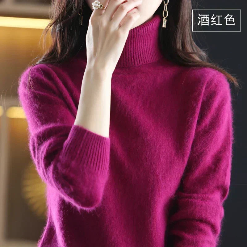 Corinne | Cashmere Turtleneck Sweater