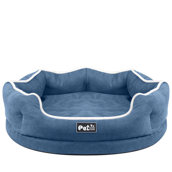 Durable Calming Memory Foam Pet Bed with Bite-Resistant Features
