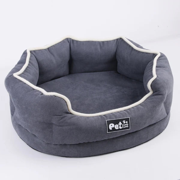 Durable Calming Memory Foam Pet Bed with Bite-Resistant Features