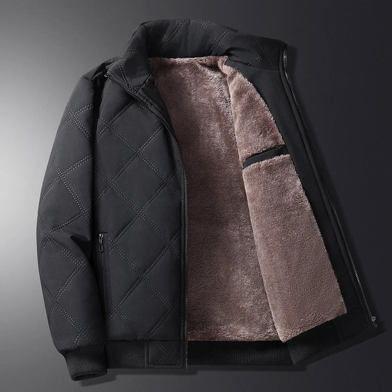 Boreas | Men's Fleece-Lined Quilted Winter Jacket