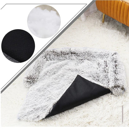 Washable Pet Sofa Dog Bed Calming Bed For Dogs