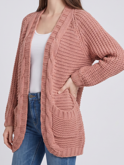 Solstice | Open-Front Boho Knit Cardigan