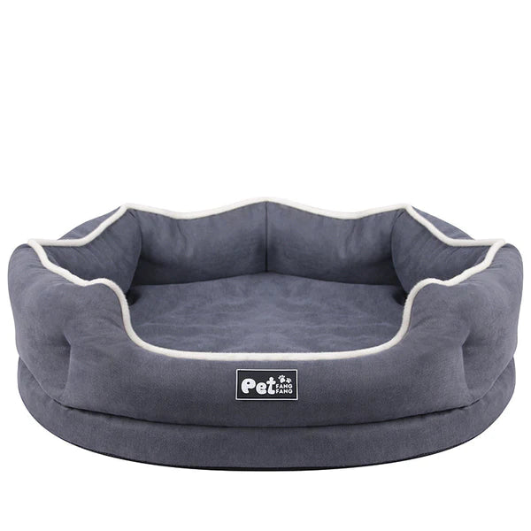 Durable Calming Memory Foam Pet Bed with Bite-Resistant Features