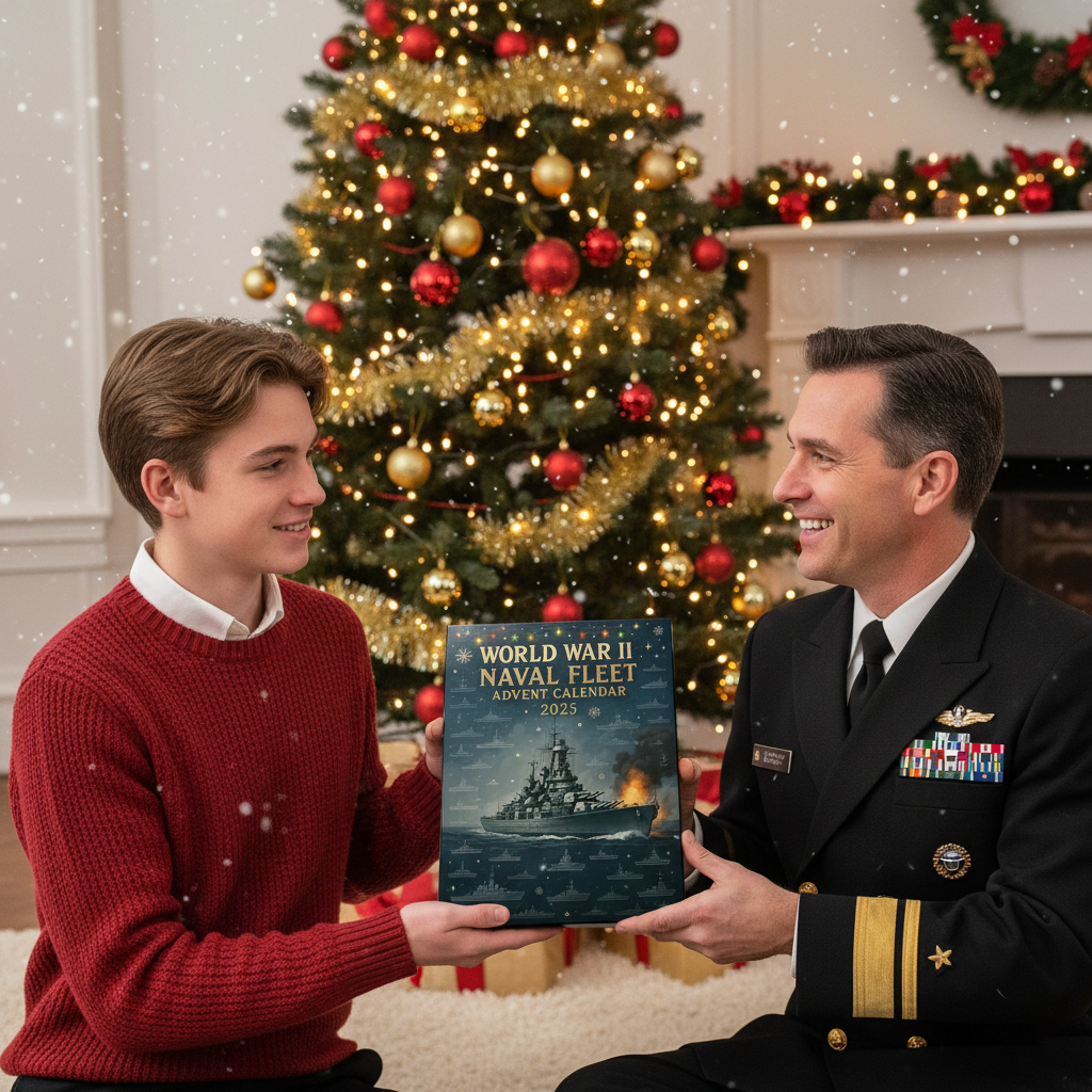 Christmas Gift--WWII Naval Fleet Advent Calendar 2025 – 24 Days of Iconic Warships