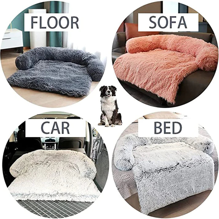 Washable Pet Sofa Dog Bed Calming Bed For Dogs