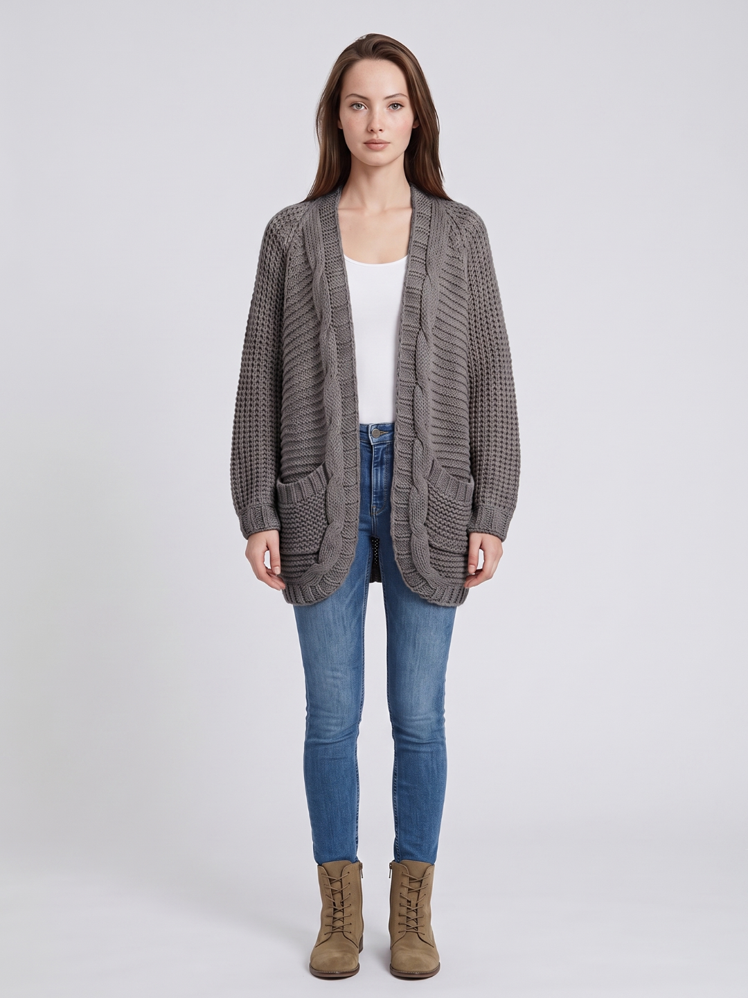 Solstice | Open-Front Boho Knit Cardigan