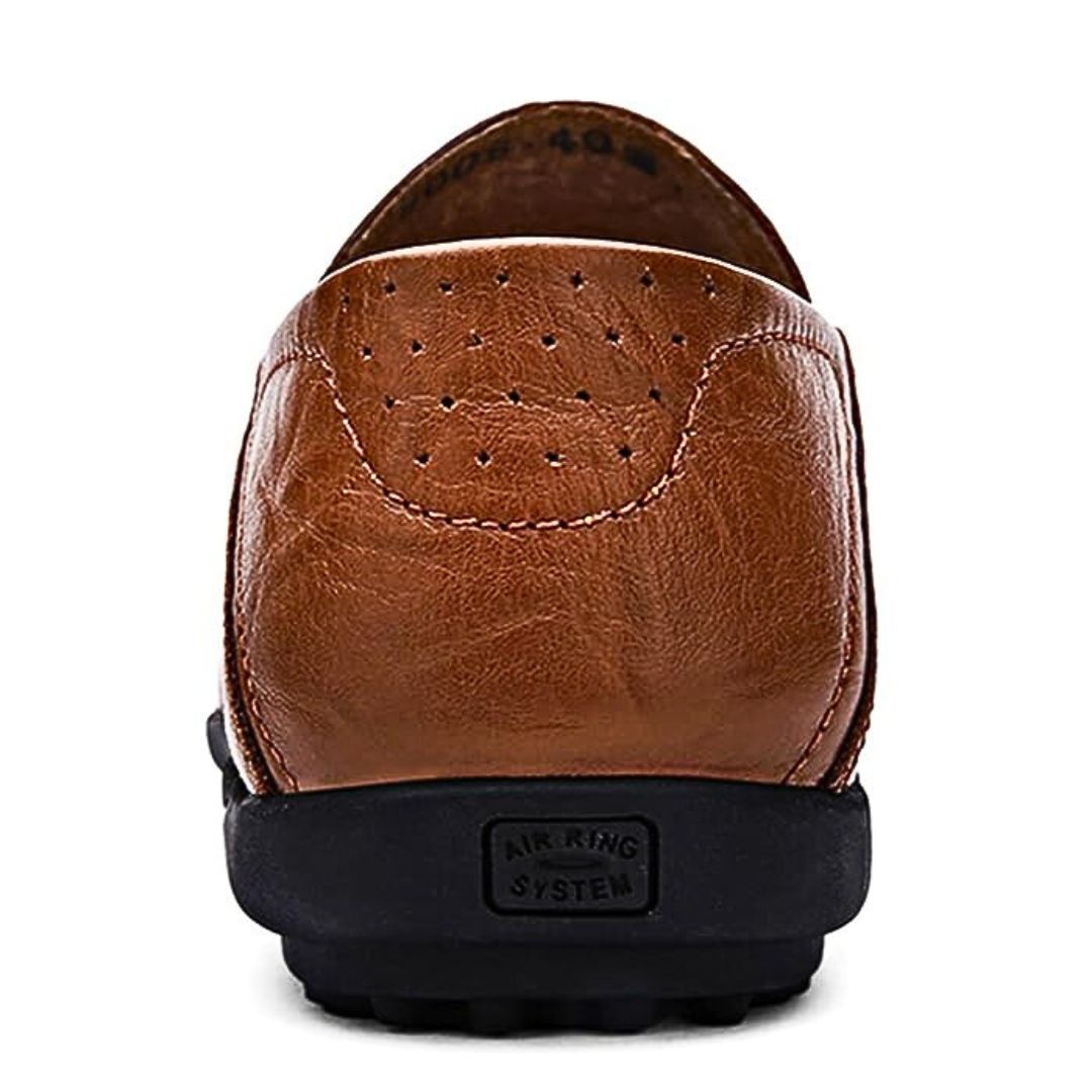 Ellis | Perforated Leather Loafers