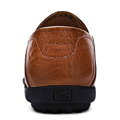 Ellis | Perforated Leather Loafers