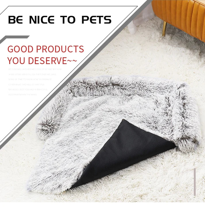 Washable Pet Sofa Dog Bed Calming Bed For Dogs