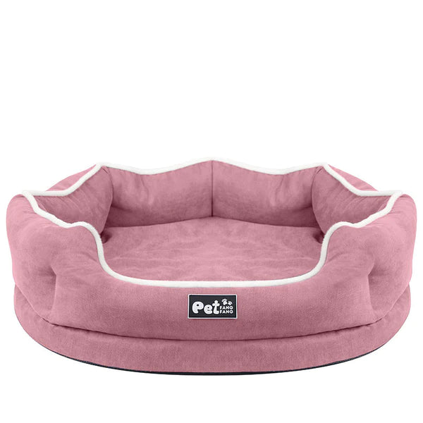 Durable Calming Memory Foam Pet Bed with Bite-Resistant Features