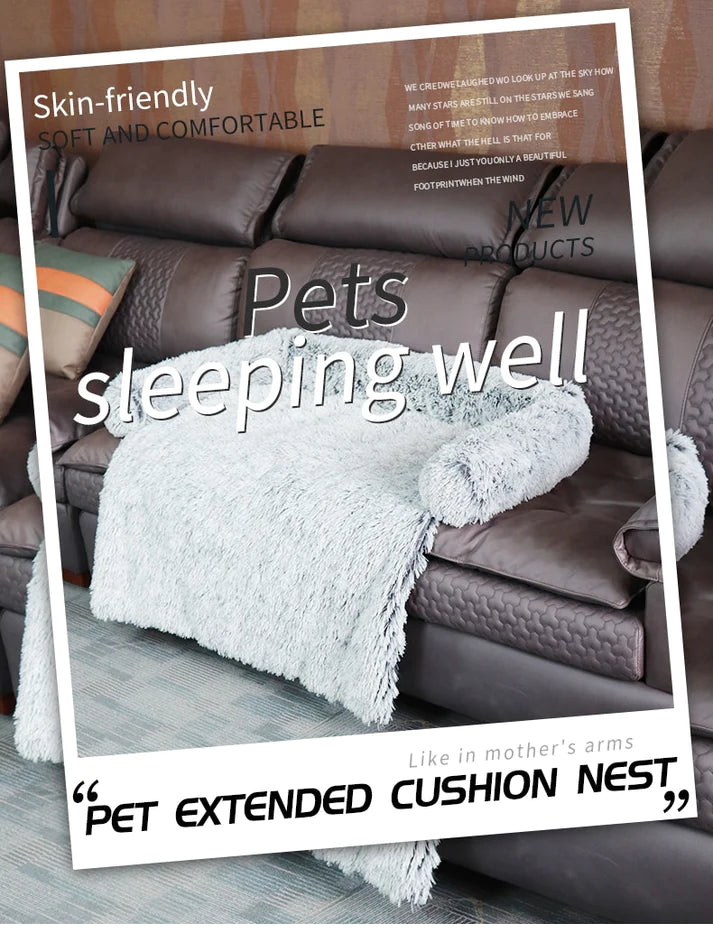 Washable Pet Sofa Dog Bed Calming Bed For Dogs