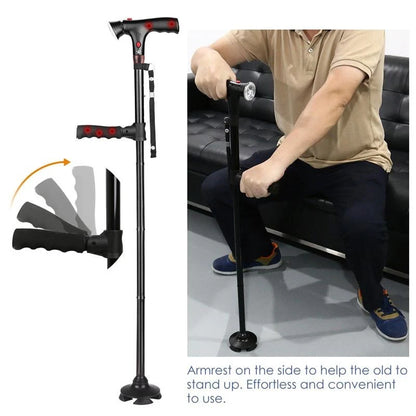 The Stand Secure  Assist Walking Cane for Seniors