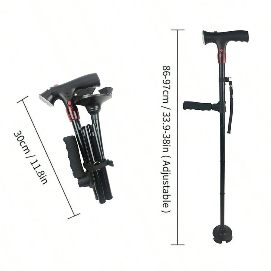 The Stand Secure  Assist Walking Cane for Seniors