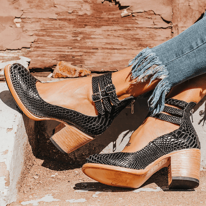Marigold | Stylish Faux Leather Ankle Boots