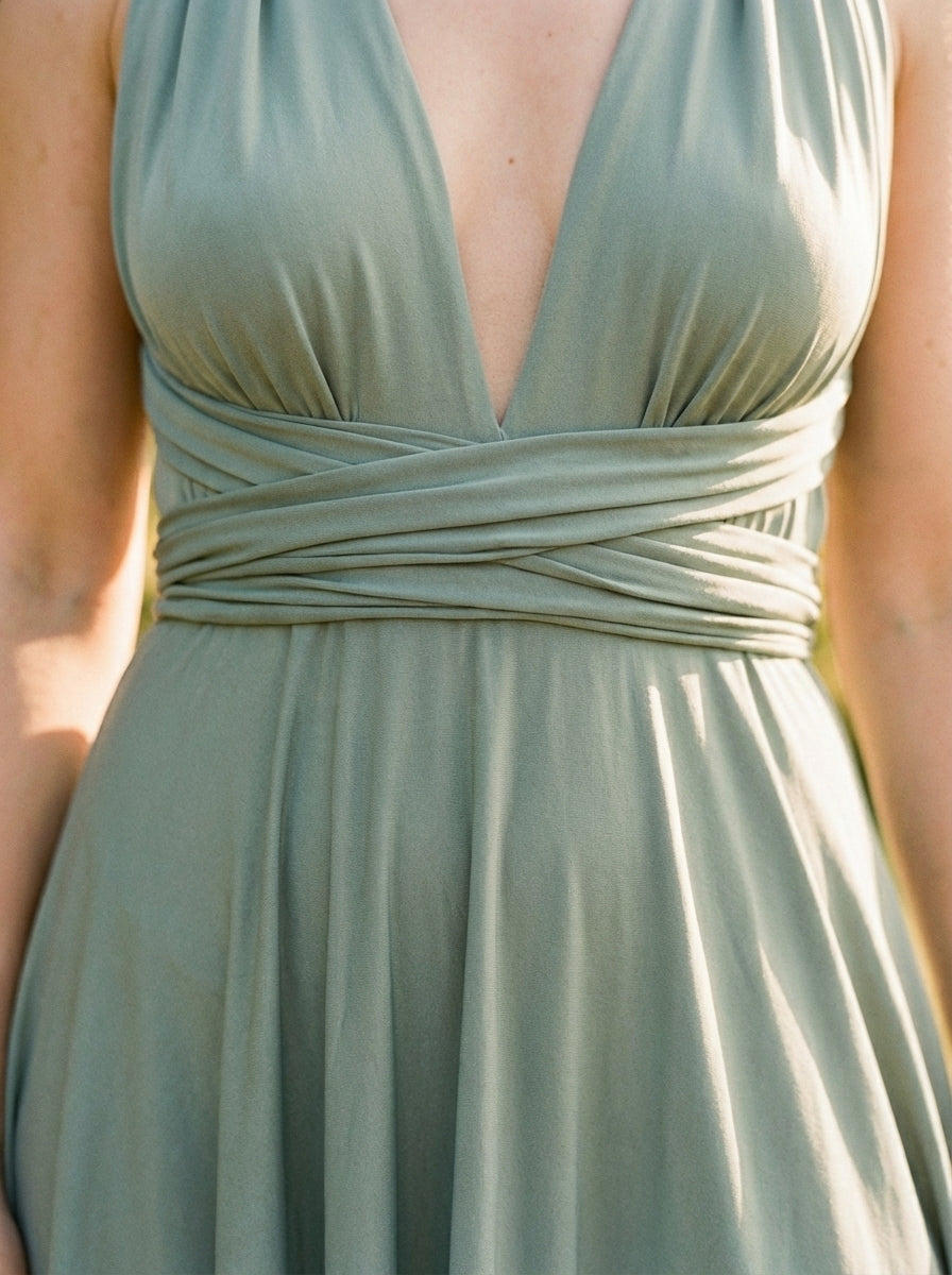 Lara | Flowing Knit A-Line Maxi Dress