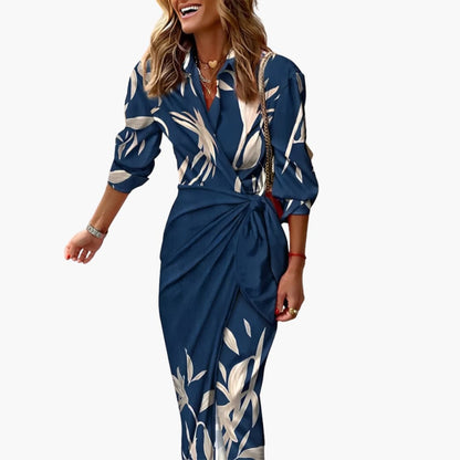 Elora | Elegant Striped Maxi Dress