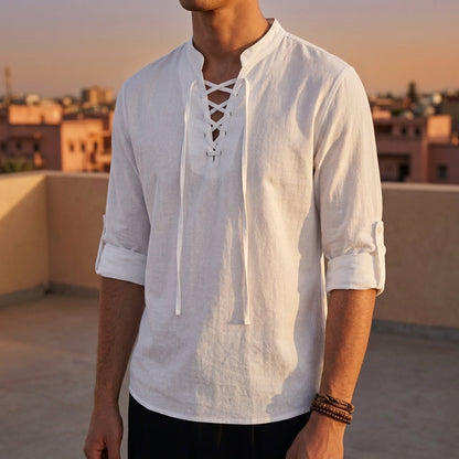 Azmirelle | Lace-Up Renaissance Costume Shirt