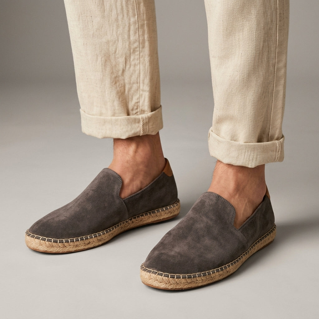 Oliver | Men's Canvas Espadrille Slip-Ons
