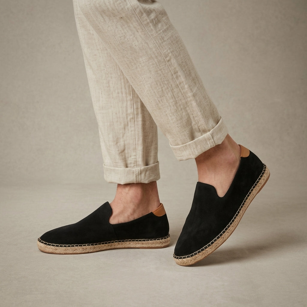 Oliver | Men's Canvas Espadrille Slip-Ons