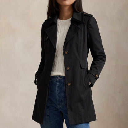 Adriana | Women's Lightweight Notched Collar Coat